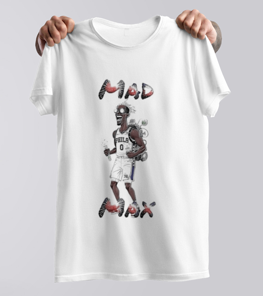 Tyrese Maxey Mad Max 76ers Basketball Player Sports T-Shirt