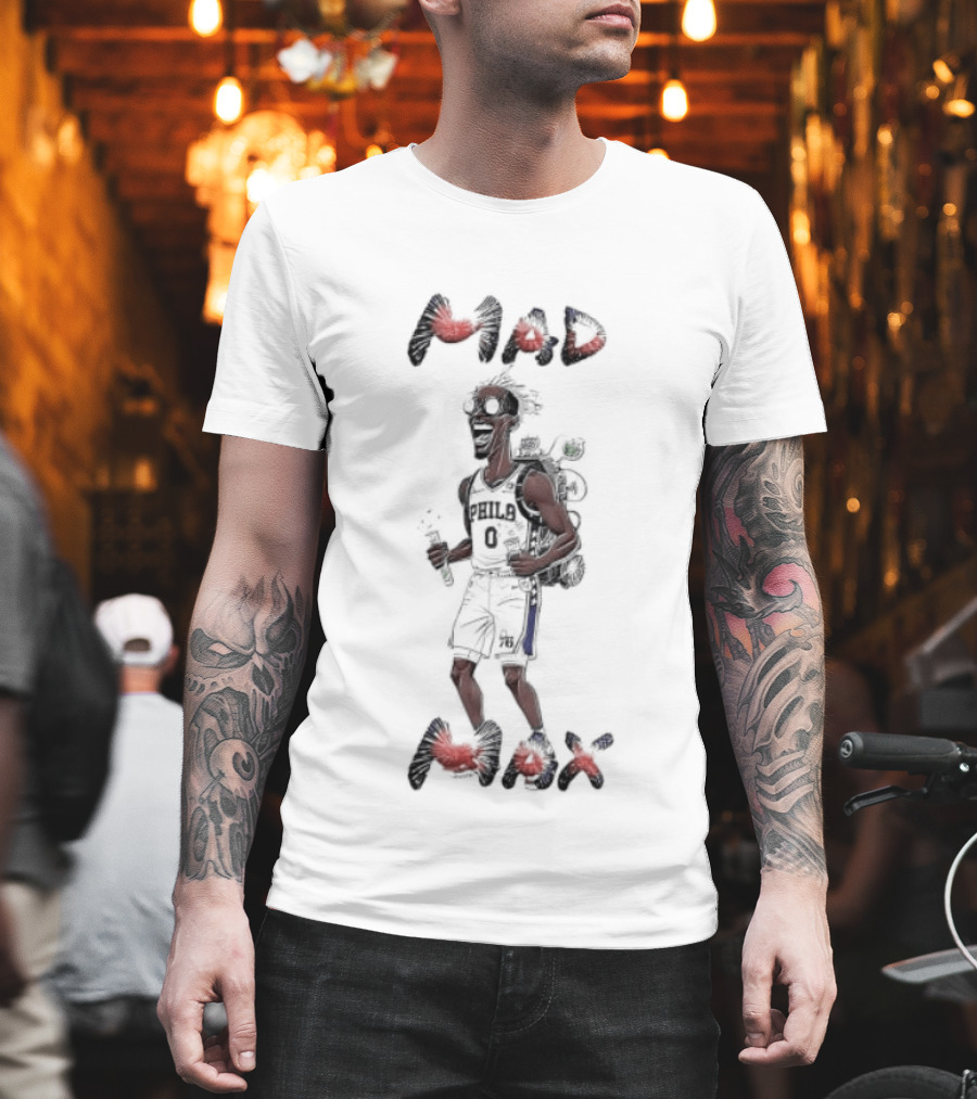 Tyrese Maxey Mad Max 76ers Basketball Player Sports T-Shirt