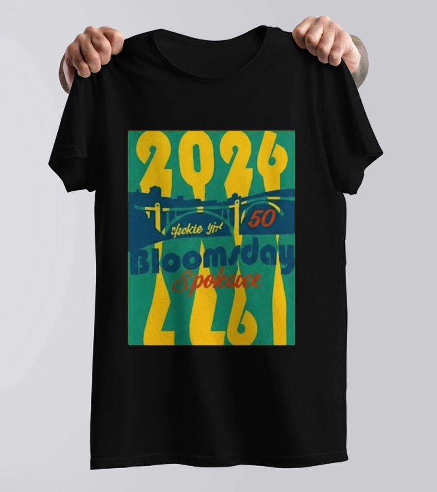 2026 Spokane Bloomsday 50th Race Hometown Pride Celebration T-Shirt