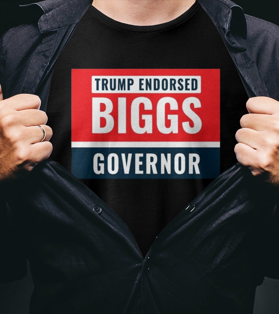Biggs Governor Trump Endorsed Garment Dyed T-Shirt