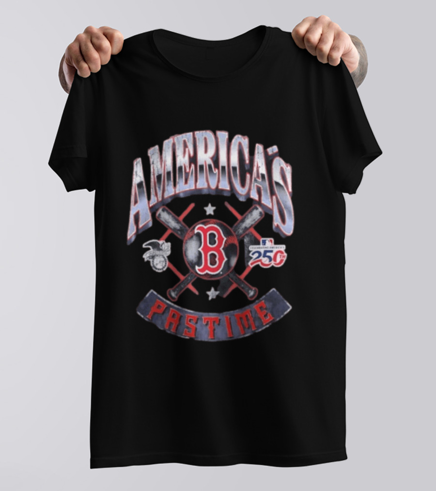Boston Red Sox Celebrating America's Pastime 250th Anniversary T-Shirt