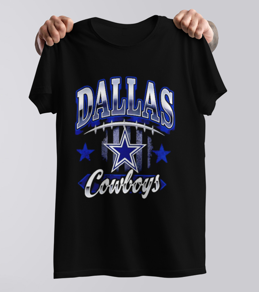 Dallas Cowboys Americana 2026 Star And Stripes Football Team Fan T-Shirt
