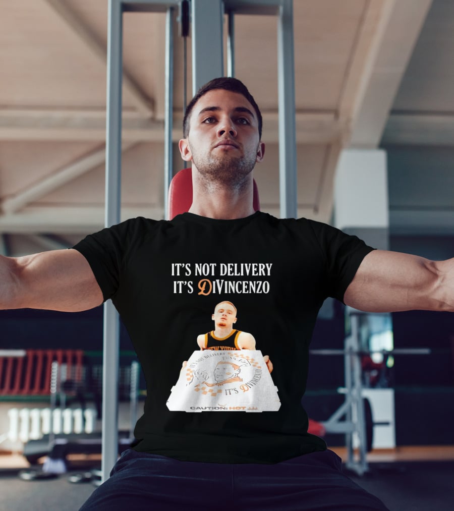It's Not Delivery It's DiVincenzo Basketball Pizza Box T-Shirt