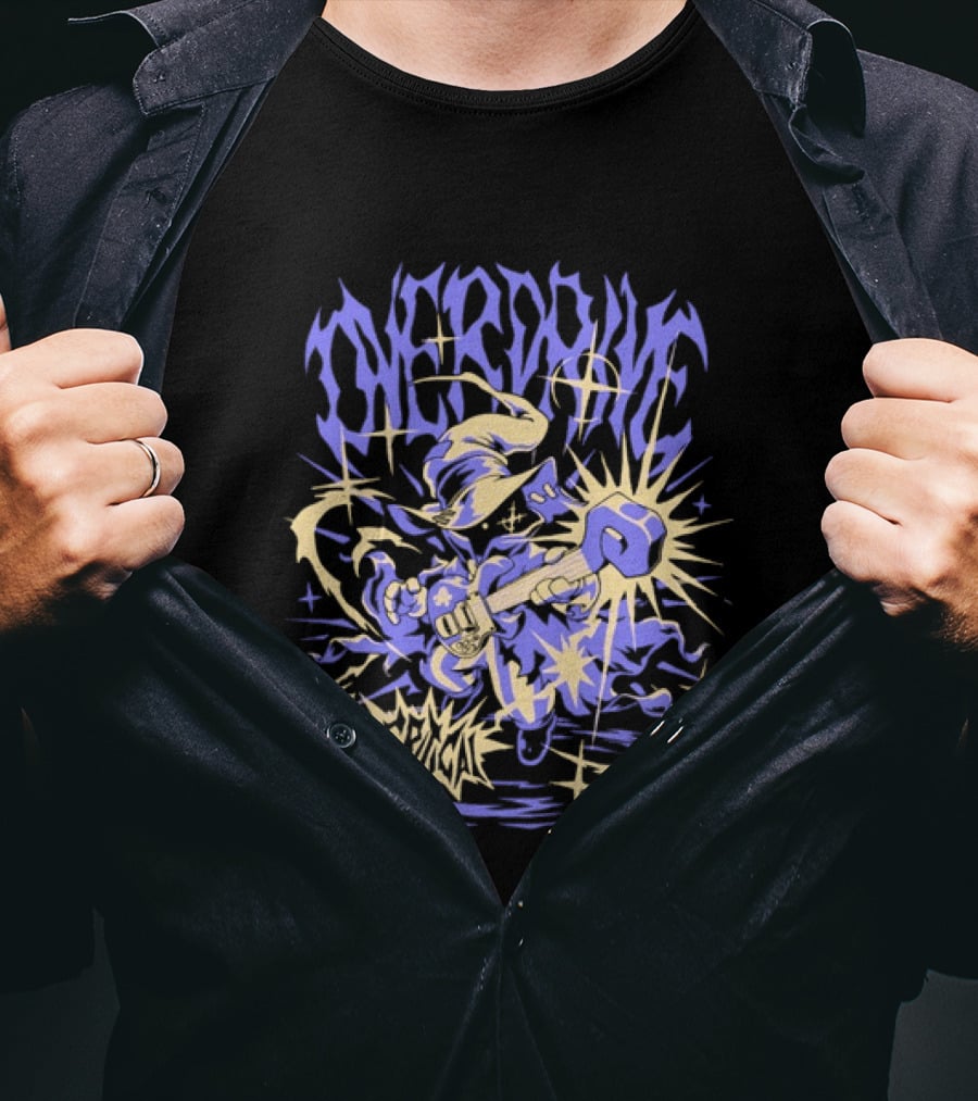 Final Fantasy Overdrive Explosive Cosmic Guitar Power T-Shirt