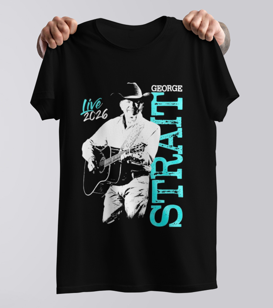 George Strait Live 2026 Death Valley Edition Black T-Shirt