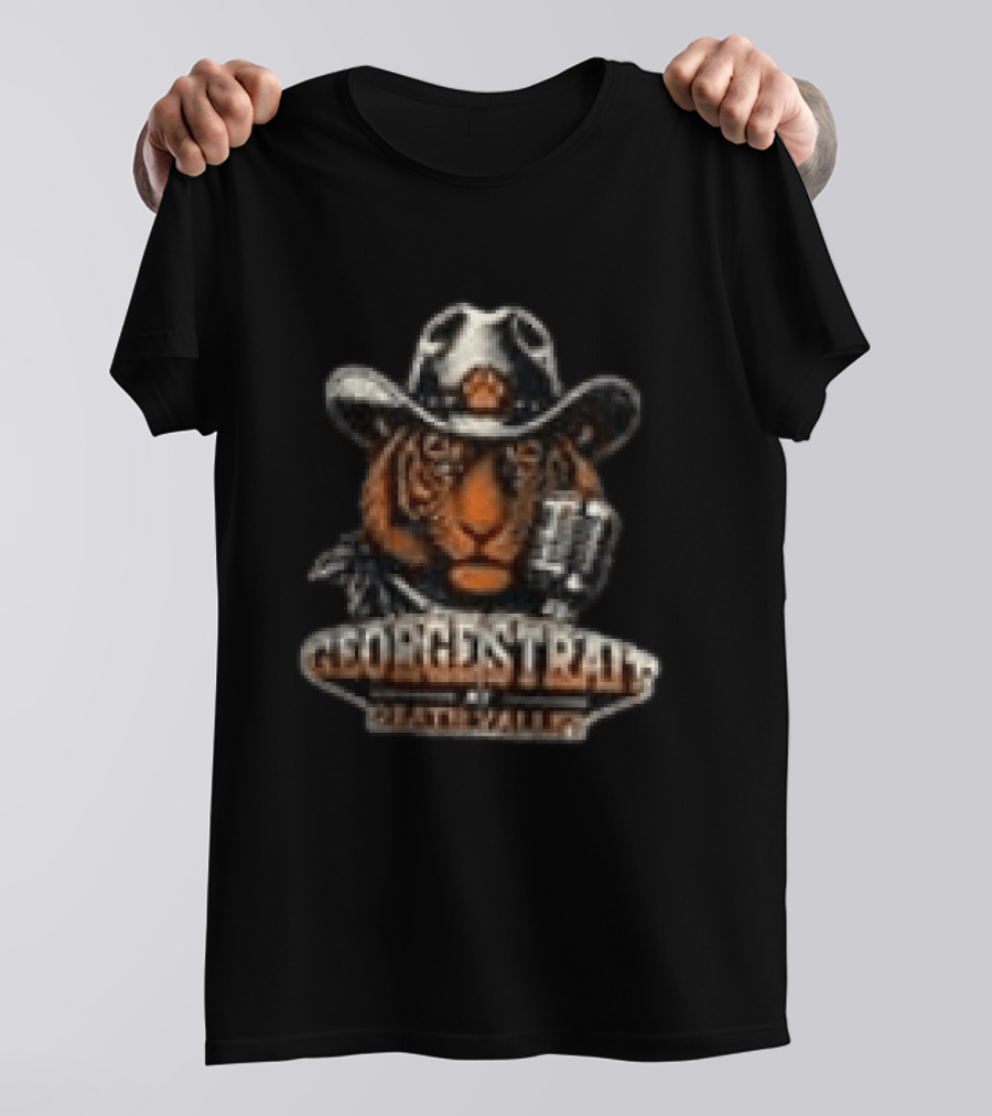 George Strait X Clemson Tigers At Death Valley Stadium T-Shirt