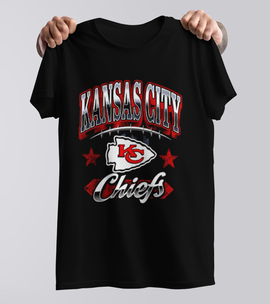 Kansas City Chiefs Americana 2026 KC Football Stars T-Shirt