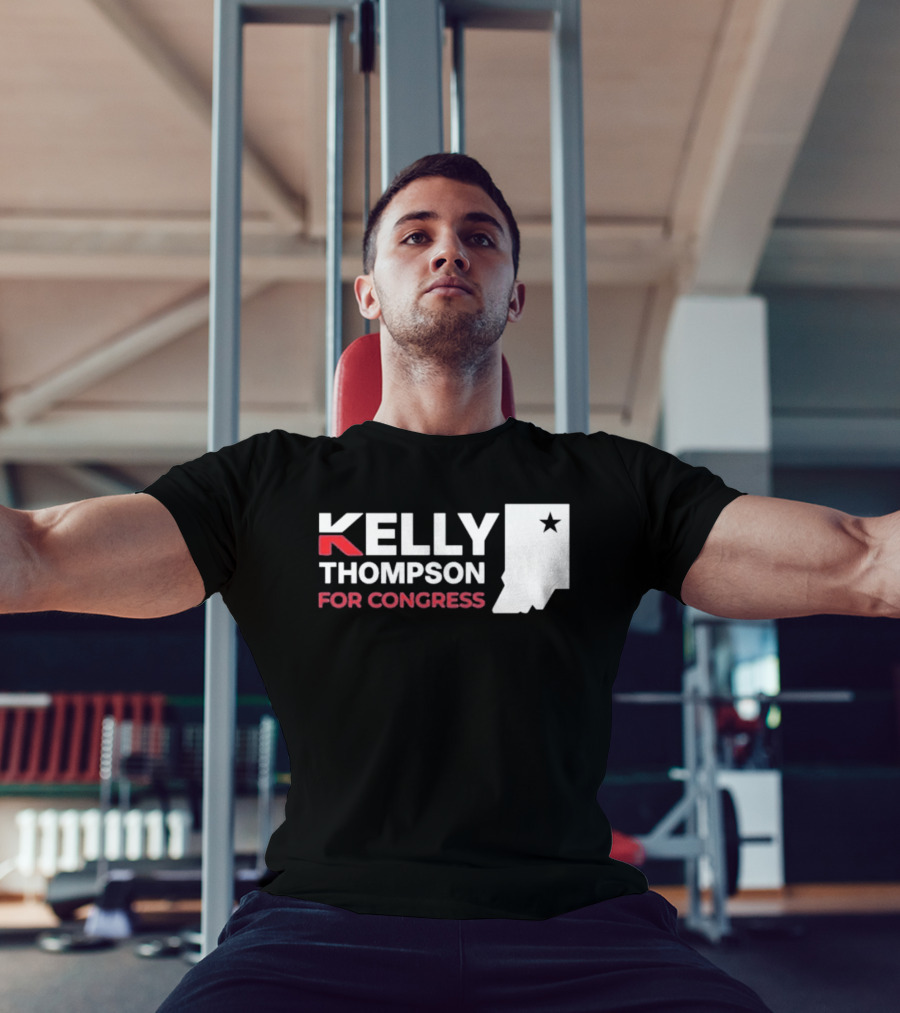Kelly Thompson For Congress Indiana Star Icon Representation T-Shirt