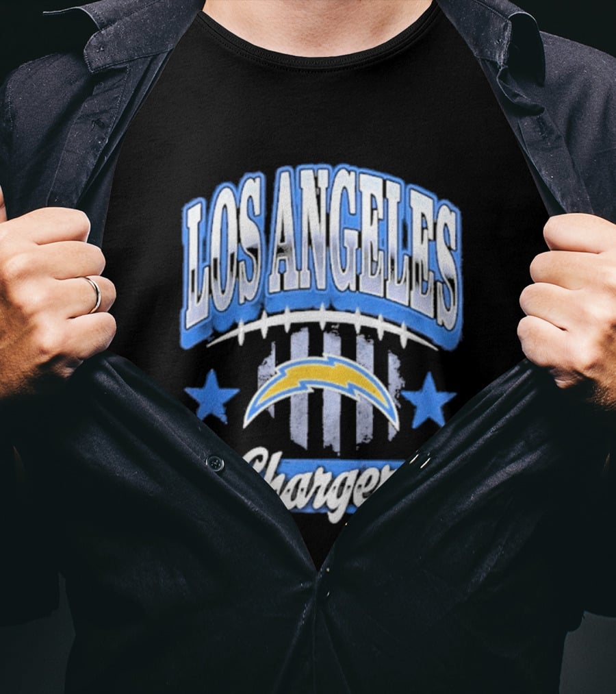 Los Angeles Chargers Americana Stars And Stripes 2026 T-Shirt