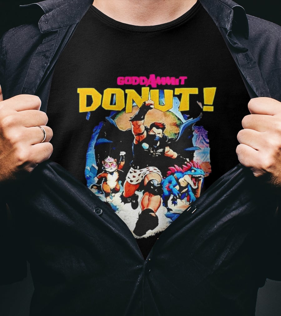Goddamnit Donut Mongo Dungeon Crawler Carl Adventure T-Shirt