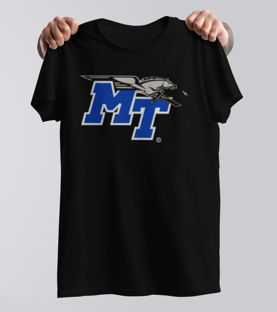 Middle Tennessee State Blue Raiders MT Flying Horse T-Shirt