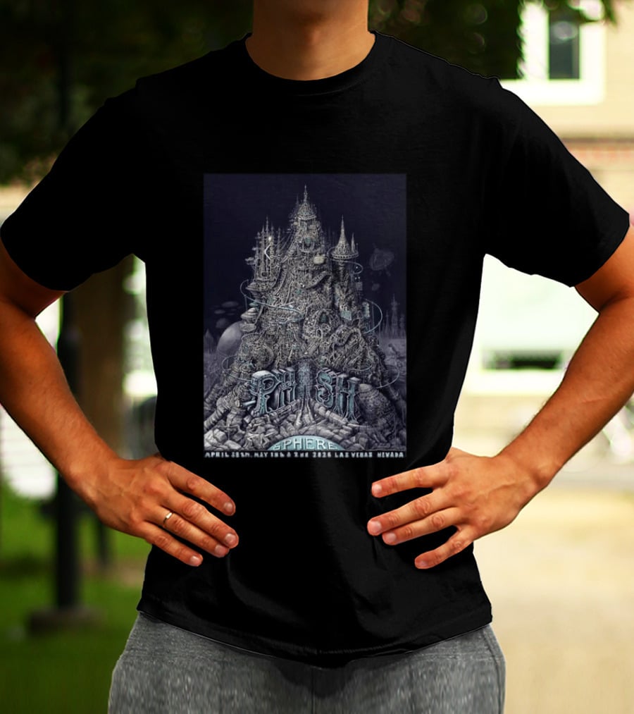 Phish Live At Sphere Las Vegas 2026 April 18 May 1 2 2026 T-Shirt