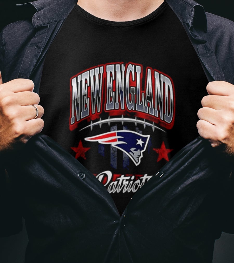 New England Patriots Americana 2026 Stars And Stripes T-Shirt