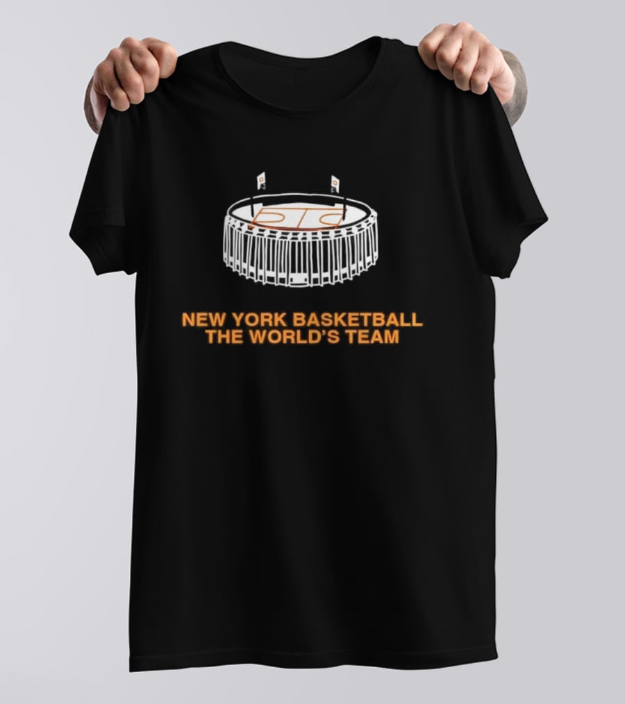 New York Basketball The World's Team Stadium T-Shirt