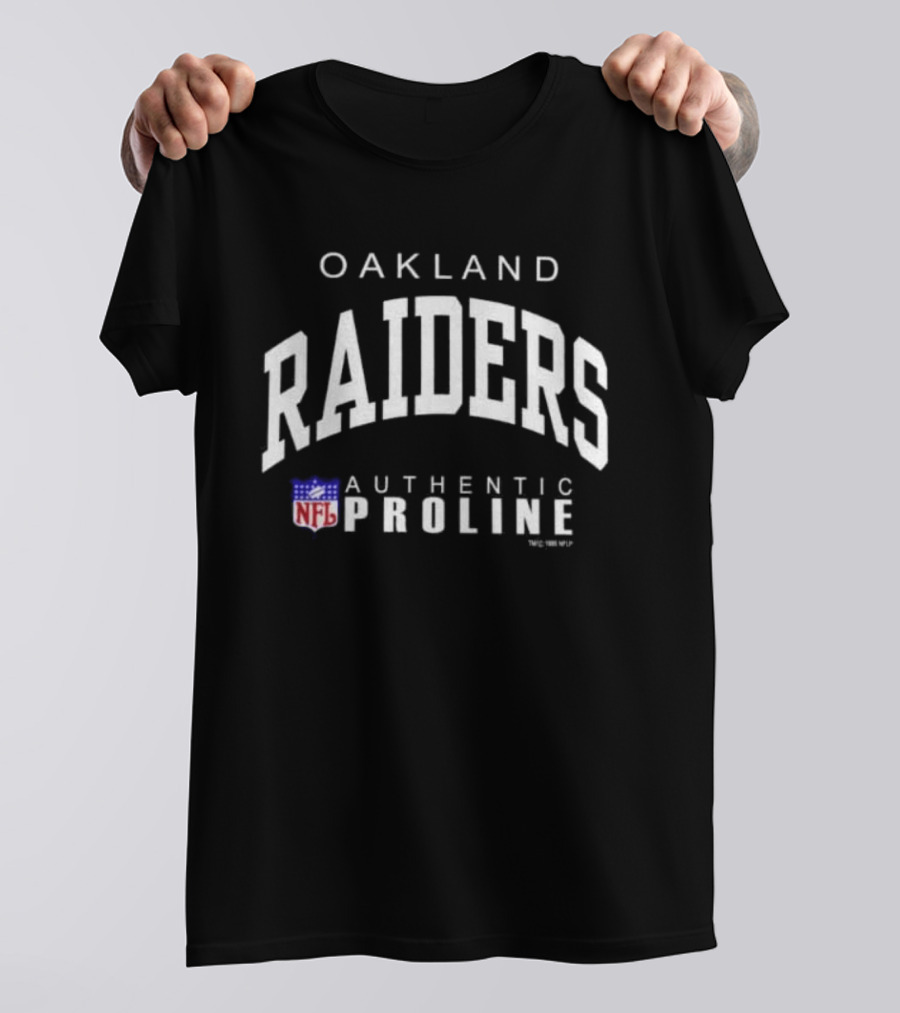 Oakland Raiders Authentic Pro Line NFL 1995 T-Shirt