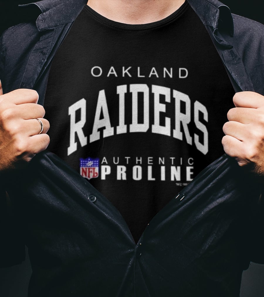 Oakland Raiders Authentic Pro Line NFL 1995 T-Shirt
