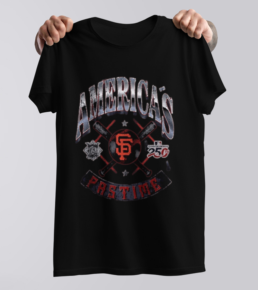 America's Pastime San Francisco Celebrate 250th Baseball Anniversary T-Shirt