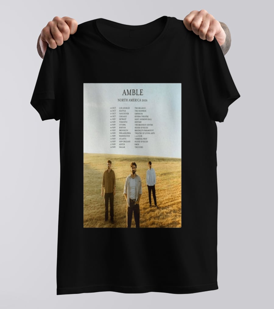 Amble Fall Tour 2026 T-Shirt