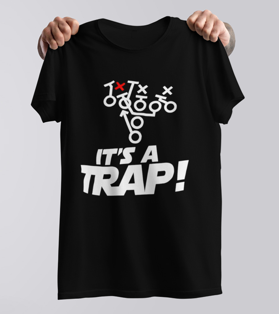 It's A Trap Star Wars Football Play Strategy T-Shirt