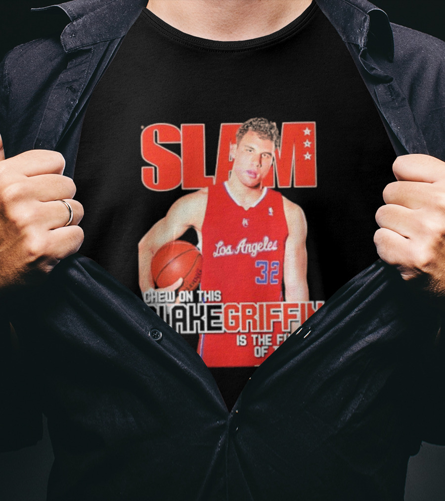 SLAM Los Angeles Clippers Blake Griffin Chew On This Is The Future Of The NBA T-Shirt