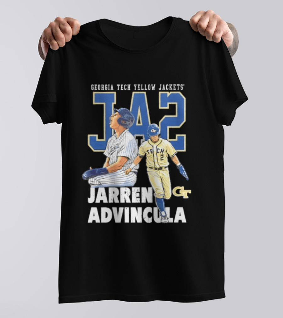Georgia Tech Yellow Jackets JA2 Jarren Advincula T-Shirt