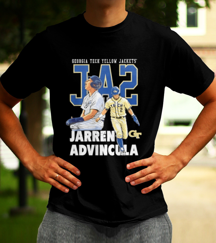 Georgia Tech Yellow Jackets JA2 Jarren Advincula T-Shirt