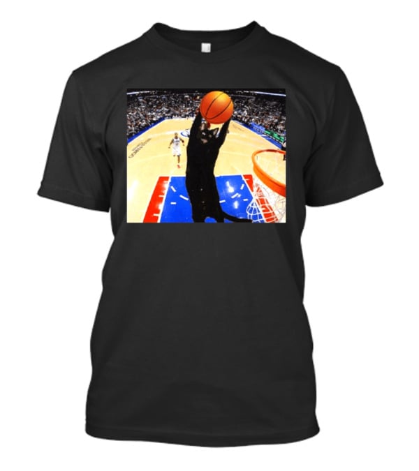 Jarrett Allen Cat Dunking Basketball On Court T-Shirt