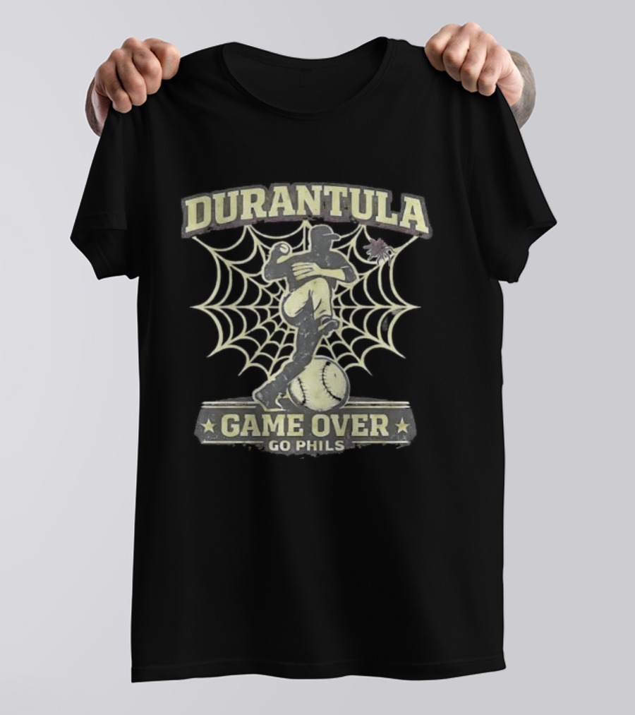 Jhoan Duran Durantula Game Over Phillies Spider Web T-Shirt