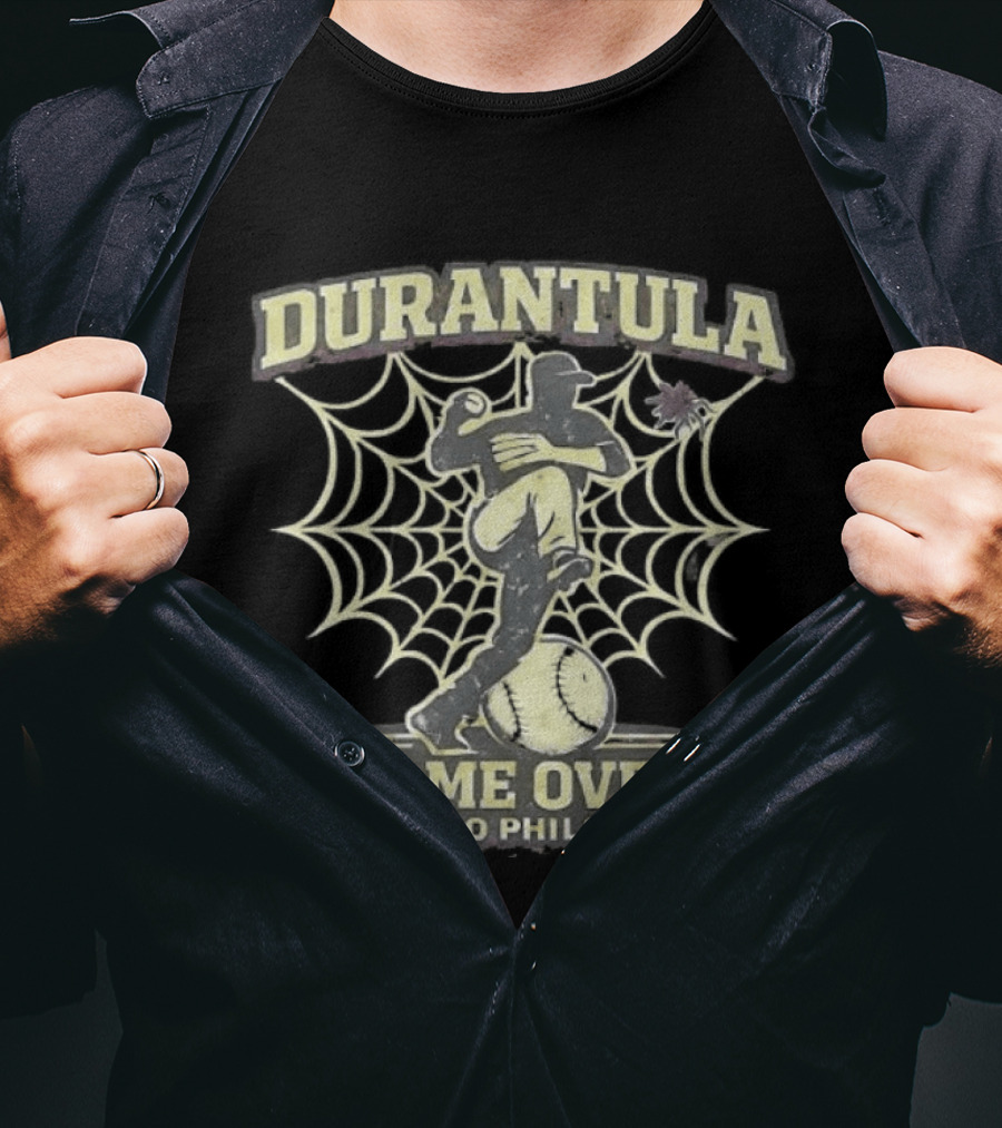 Jhoan Duran Durantula Game Over Phillies Spider Web T-Shirt