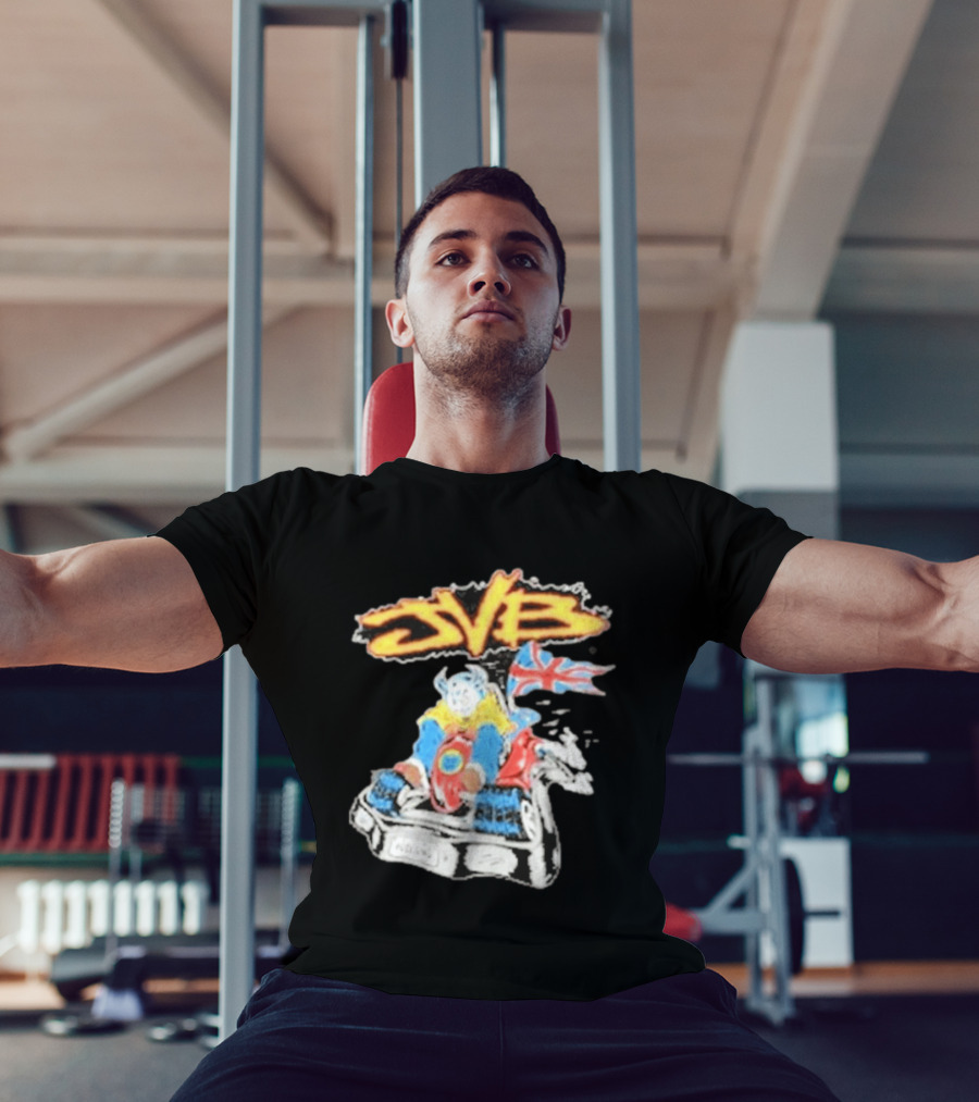 JVB Tour UK 2026 Viking Racer With Union Jack Flag T-Shirt