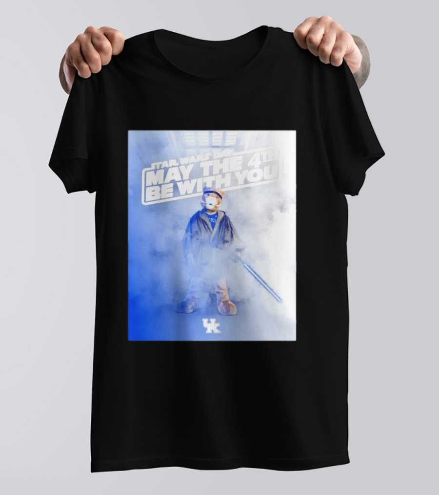 Star Wars Day May The 4th Be With You Kentucky Wildcats T-Shirt