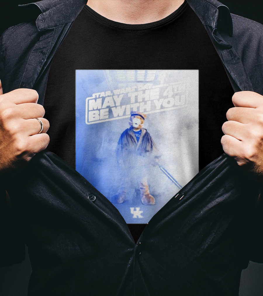 Star Wars Day May The 4th Be With You Kentucky Wildcats T-Shirt