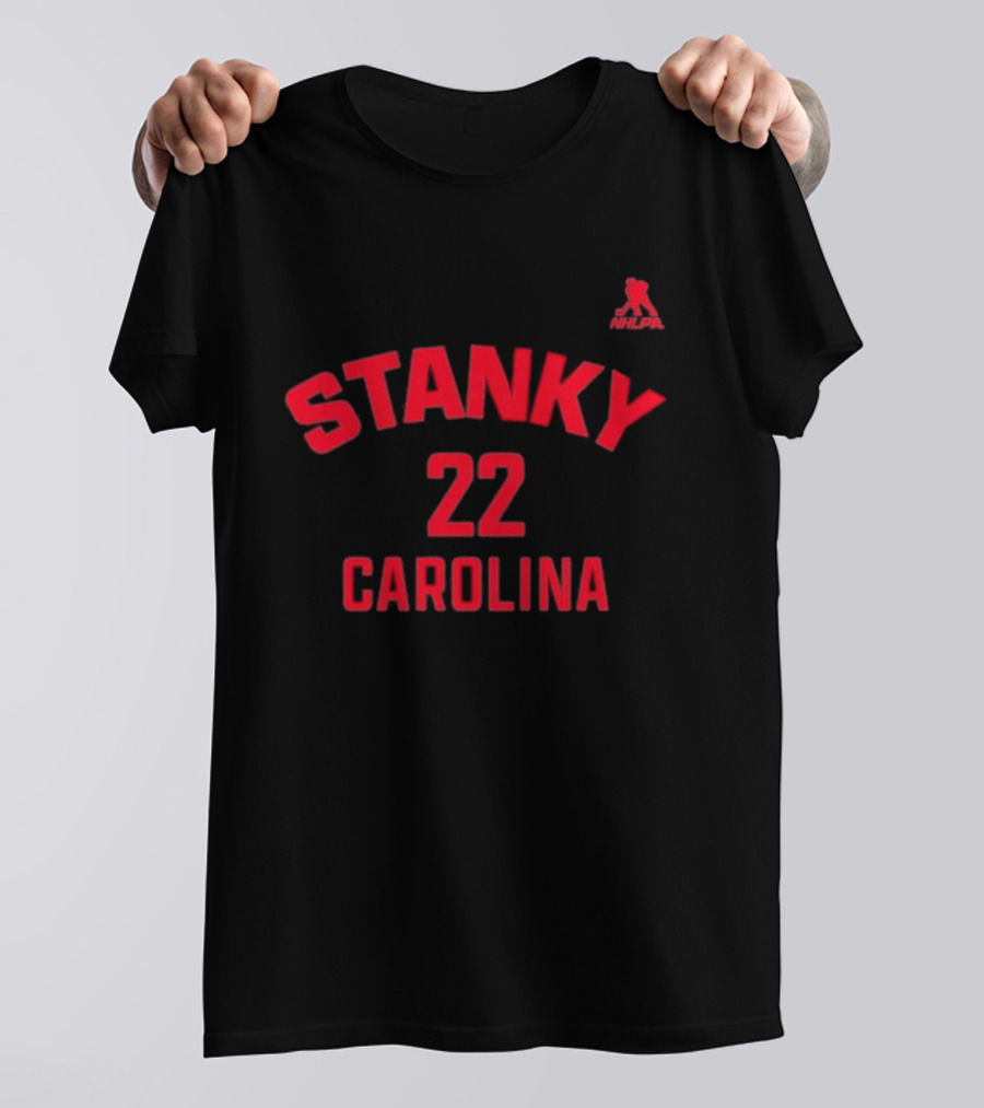 Logan Stankoven Carolina Name & Number T-Shirt
