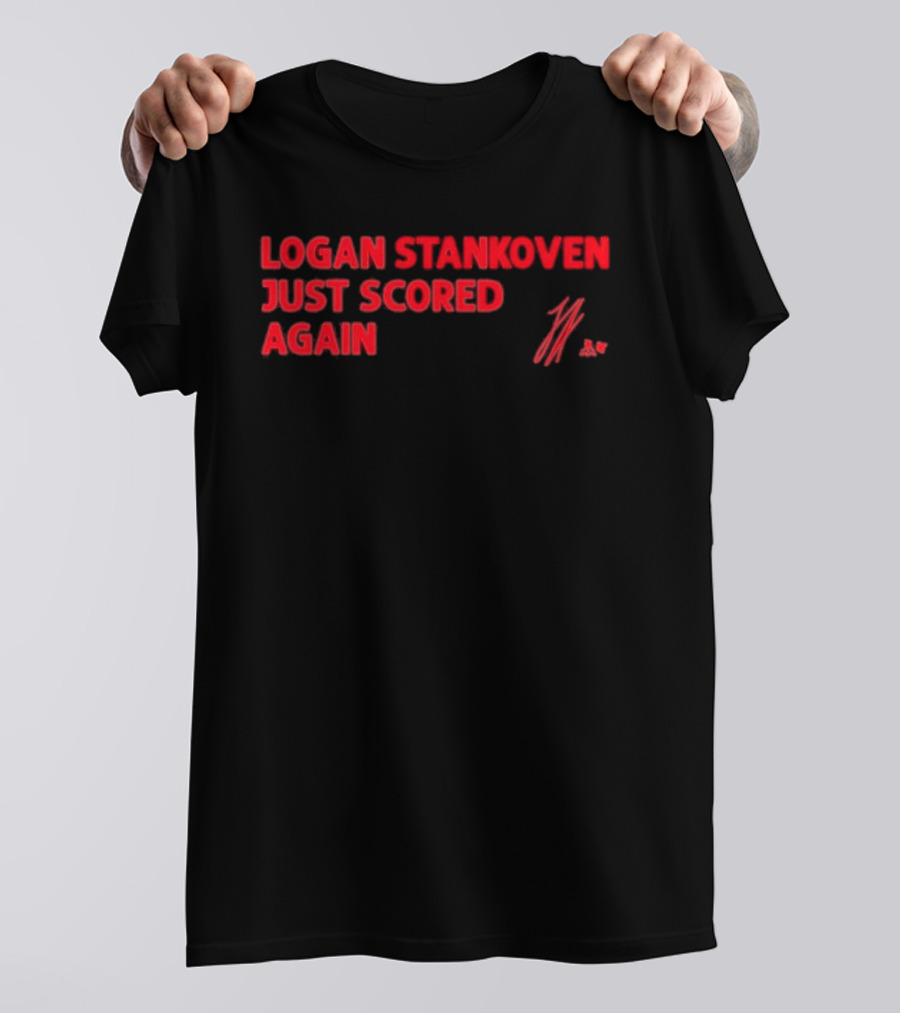 Logan Stankoven Just Scored Again 11 57 T-Shirt