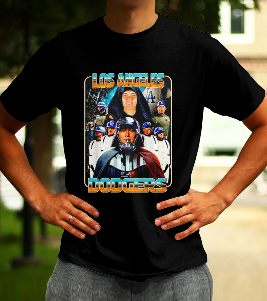 Los Angeles Dodgers Star Wars May The 4th Celebration T-Shirt