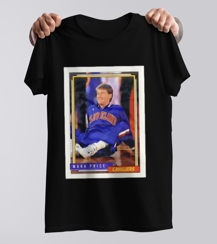 Cleveland Cavaliers Mark Price 1992 Basketball Trading Card Classic Moment T-Shirt