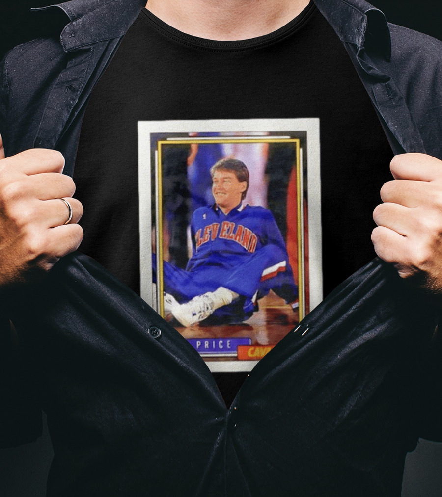 Cleveland Cavaliers Mark Price 1992 Basketball Trading Card Classic Moment T-Shirt