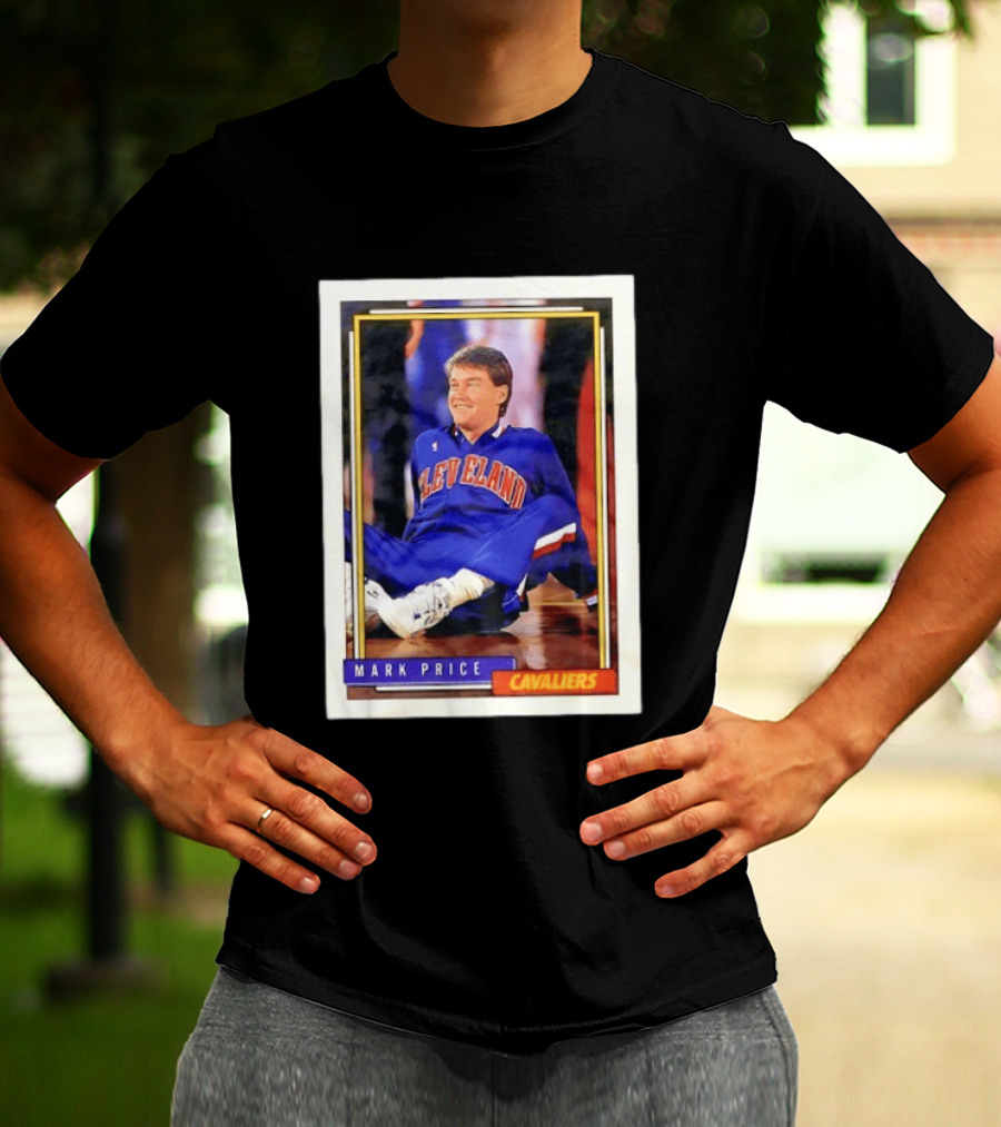 Cleveland Cavaliers Mark Price 1992 Basketball Trading Card Classic Moment T-Shirt