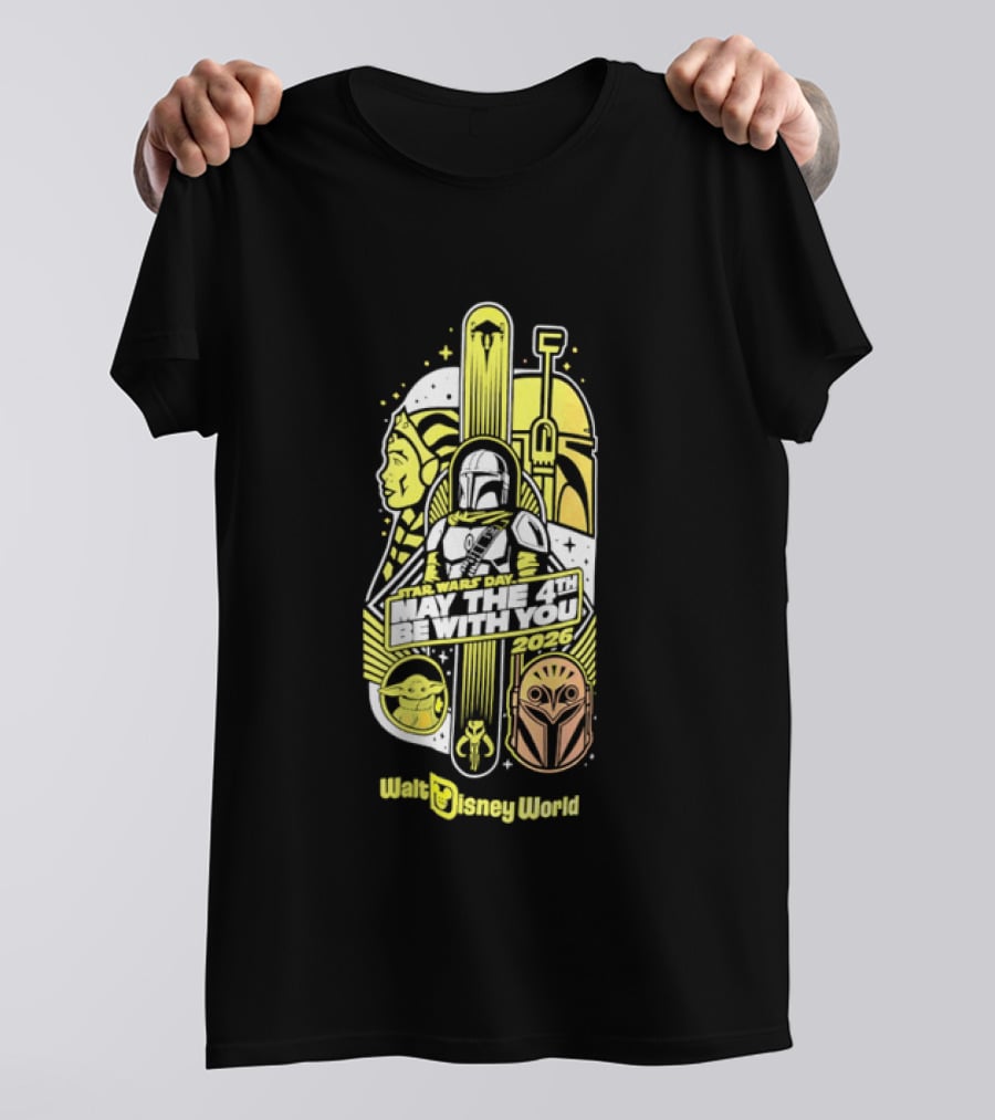 Mandalorian Grogu Star Wars Day 2026 Walt Disney World Adventure T-Shirt