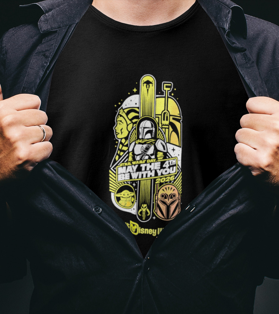 Mandalorian Grogu Star Wars Day 2026 Walt Disney World Adventure T-Shirt