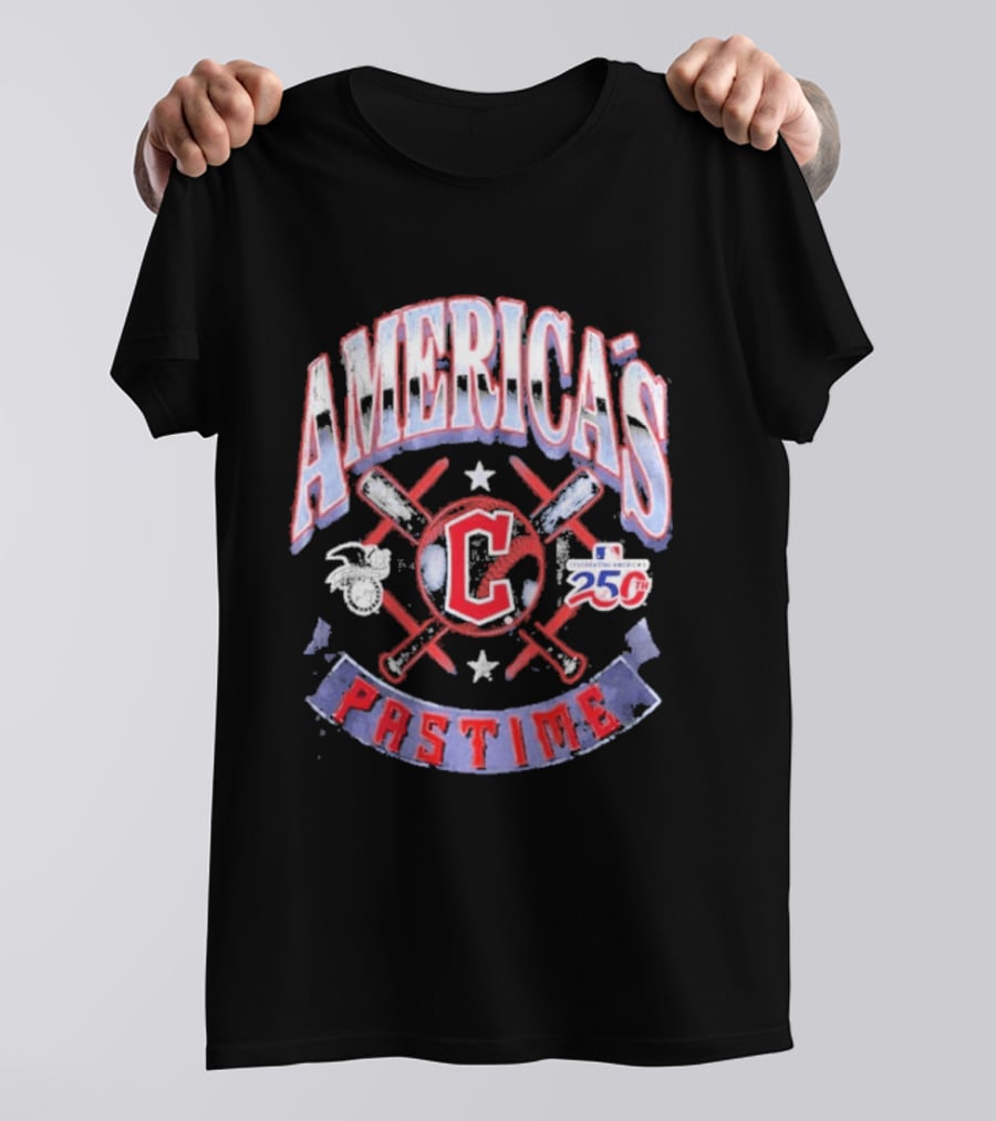 Cleveland Guardians 250th Anniversary America's Pastime T-Shirt