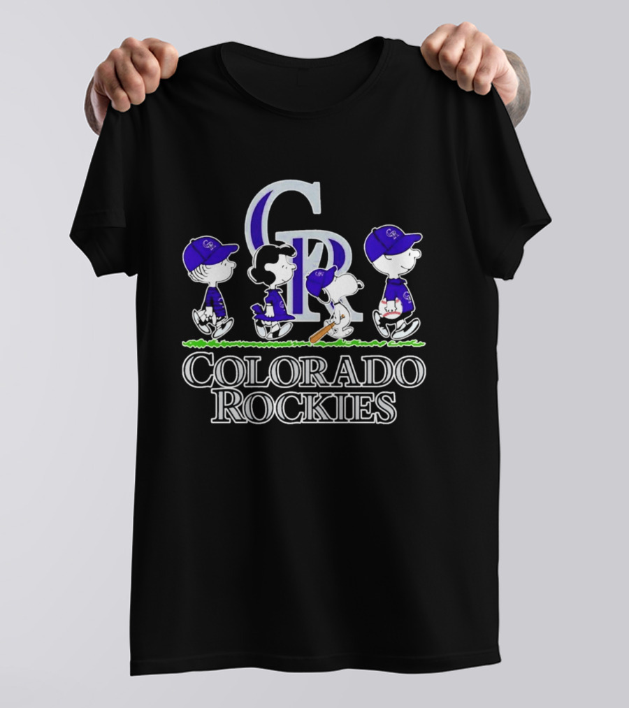 Colorado Rockies Peanuts Abbey Road 2026 T-Shirt