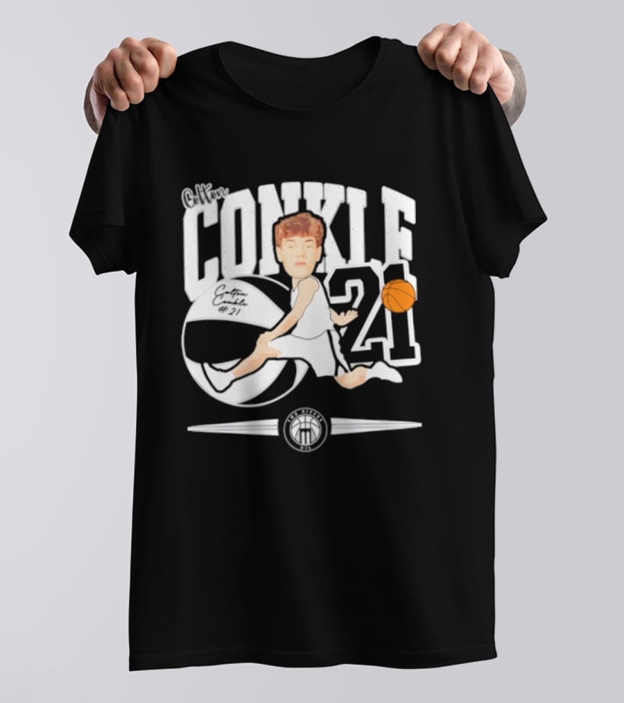 Colton Conkle 21 Basketball 2025 Marietta College T-Shirt