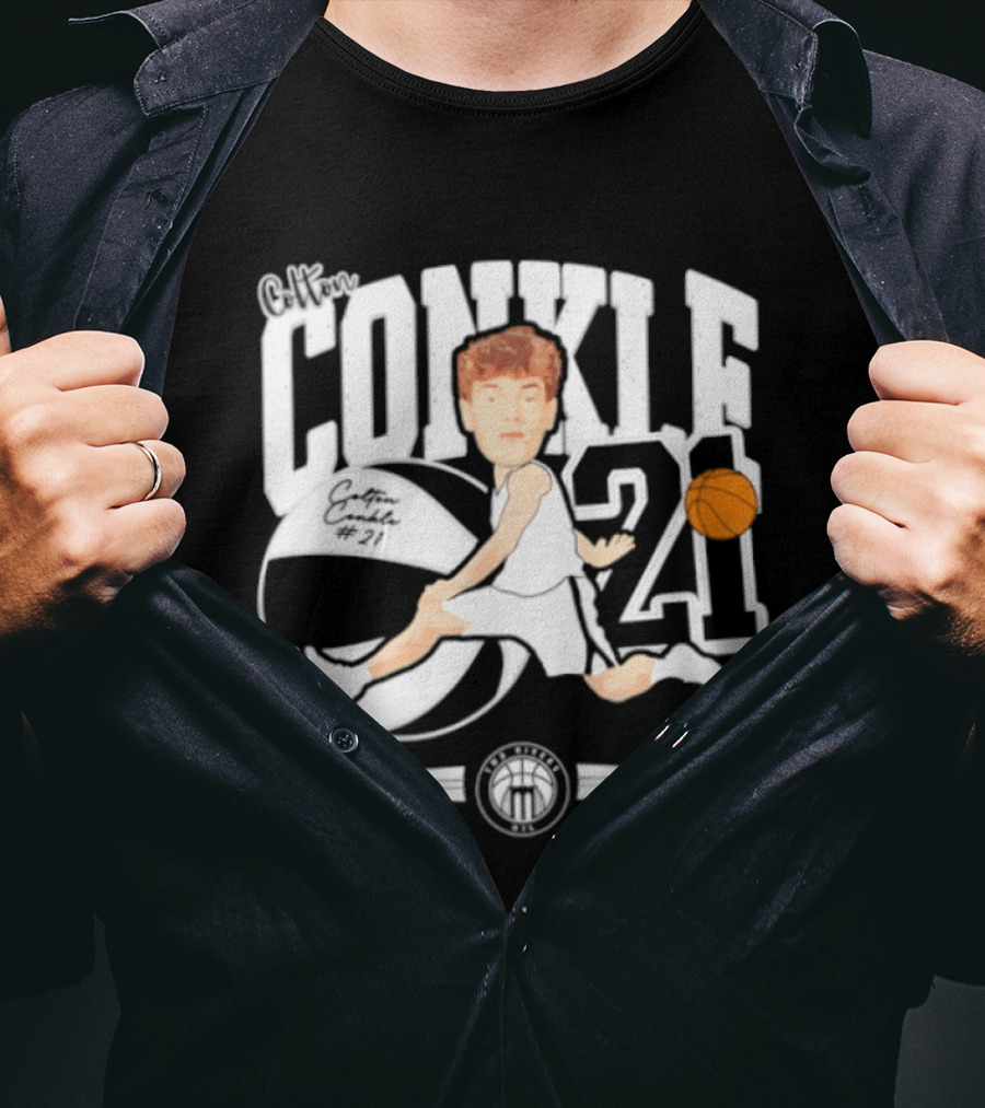Colton Conkle 21 Basketball 2025 Marietta College T-Shirt