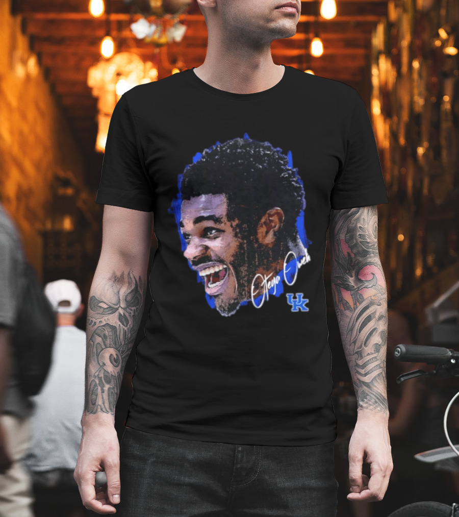 NCAA Men's Basketball Kentucky Wildcats Otega Oweh UK Basketball Fan Gear T-Shirt