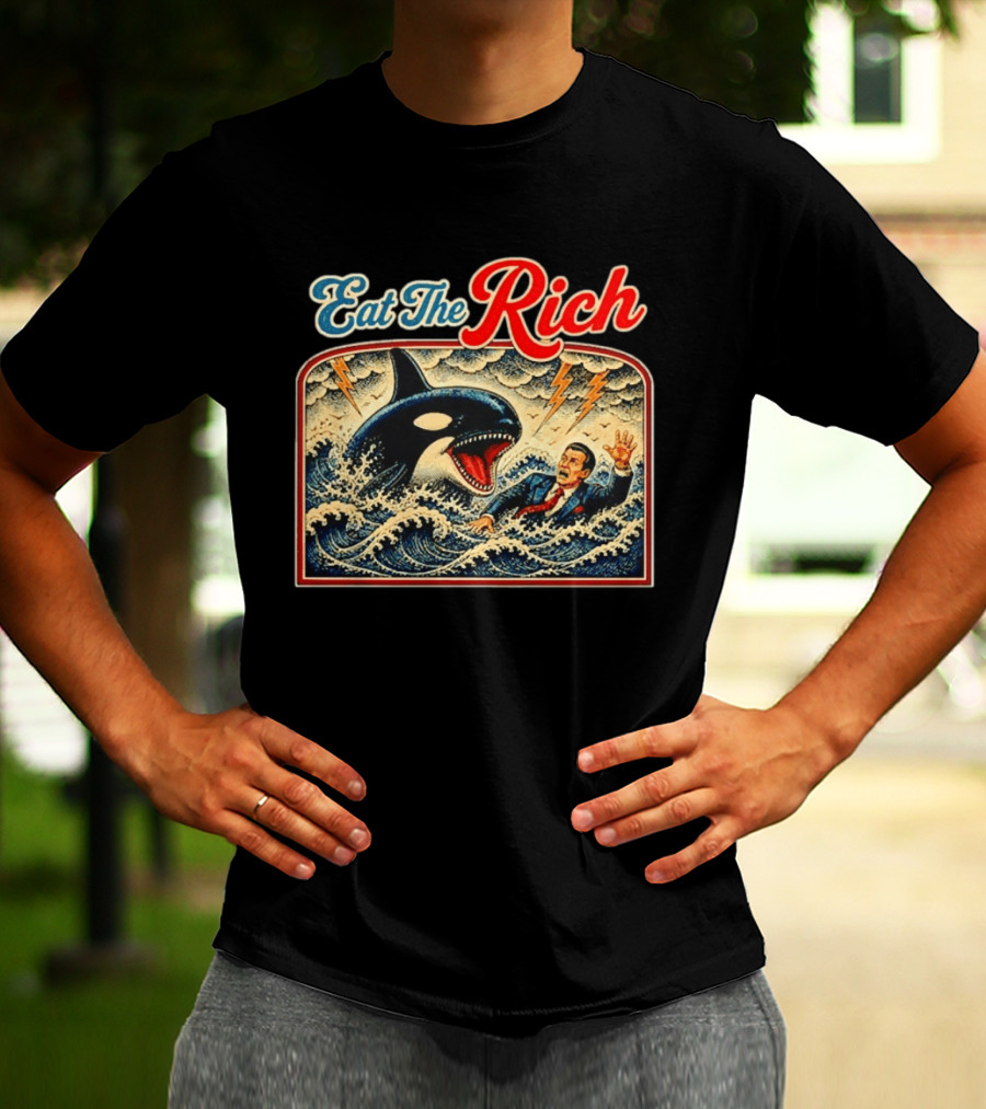 Eat The Rich Orca Billionaire T-Shirt