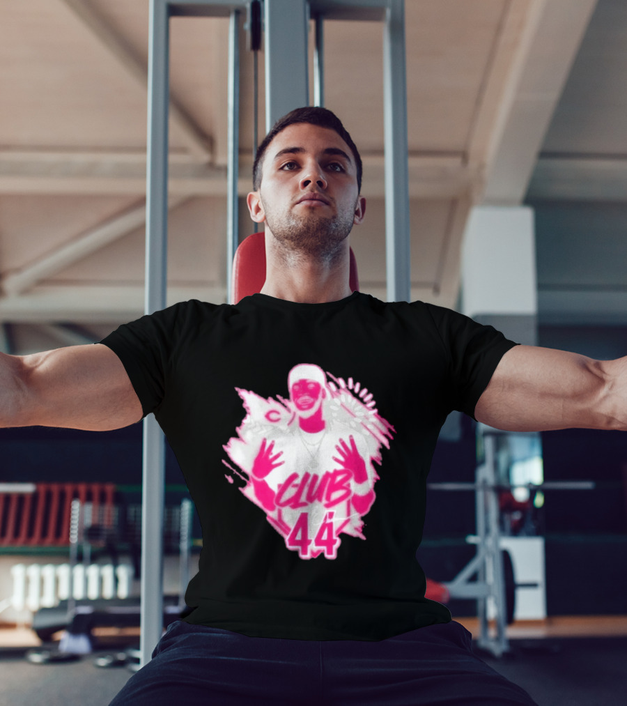 Elly De La Cruz Club 44 Pink Cincinnati Baseball T-Shirt
