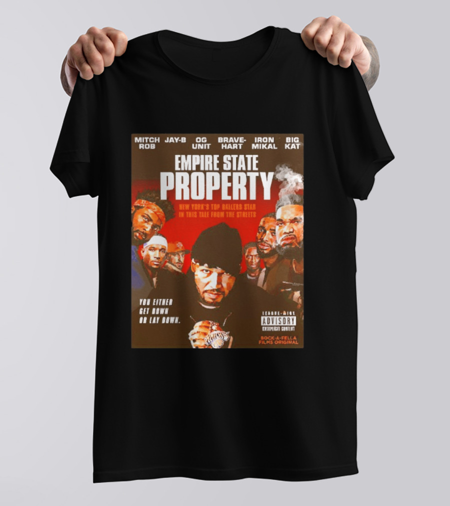 Mitch Rob Jay B OG Unit Brave Hart Iron Mikal Big Kat Empire State Property New York Knicks Baller Tale T-Shirt