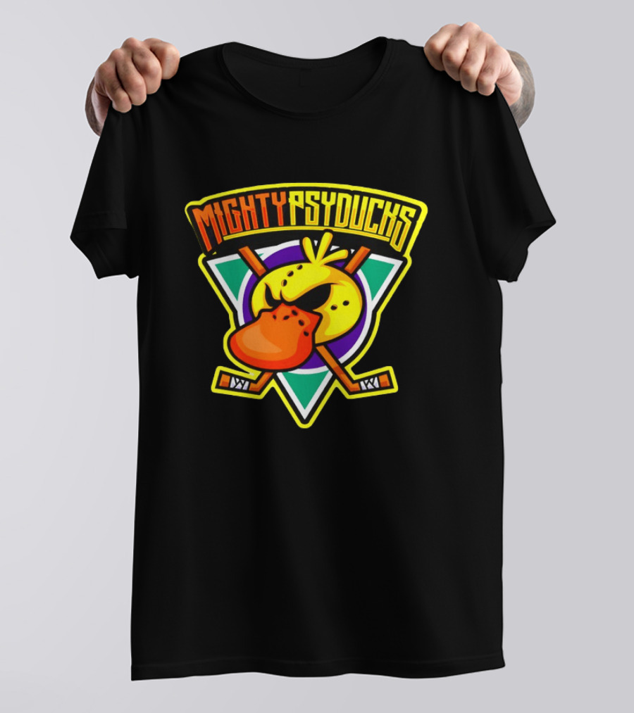 Mighty Psyducks Pokémon Hockey NHL 2026 T-Shirt