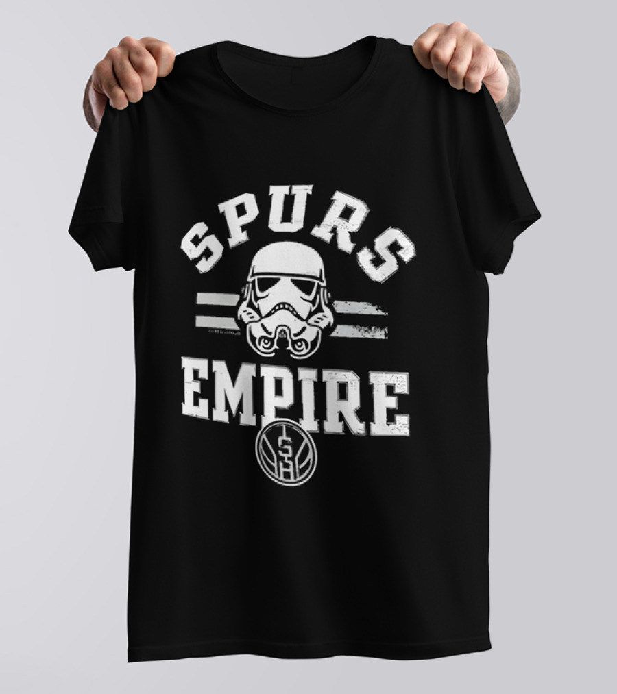 San Antonio Spurs Star Wars Stormtrooper Empire Basketball T-Shirt